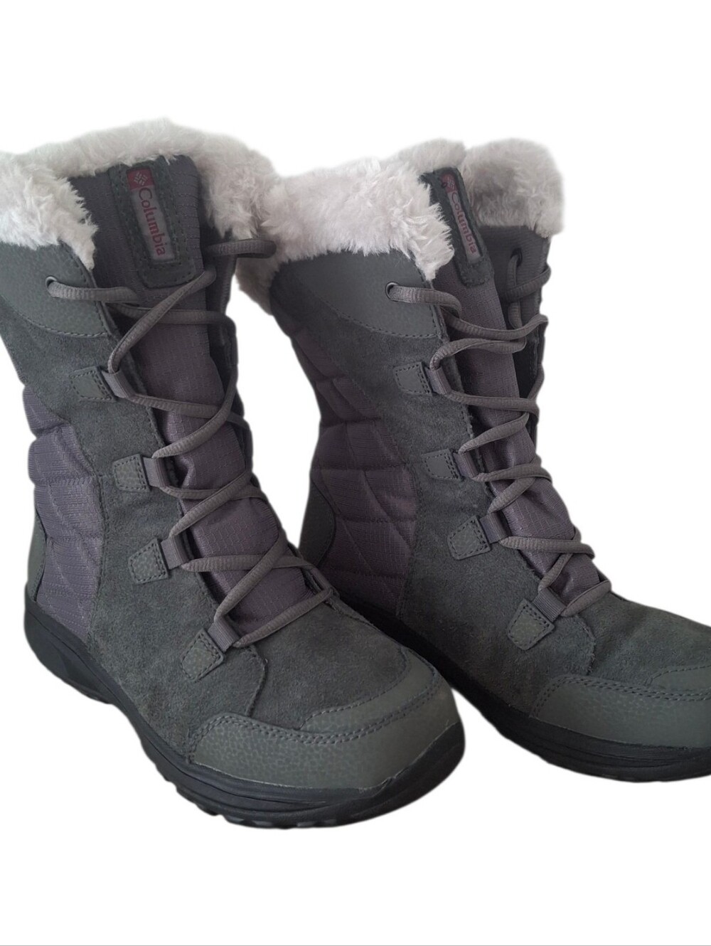Columbia Ice Maiden II Shale/Gray BK1581-051 Women's Size: US 9/EU 40